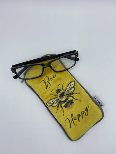 Bee Happy Glasses Case in Mustard - 4LB124