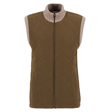 Barbour Shoveler Knitted Gilet in Stone