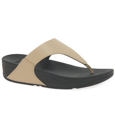 FitFlop Lulu Leather Toe-Post Sandals