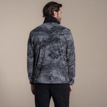 Craghoppers Men's Dewlish II Overhead Fleece in Dark Iron Print