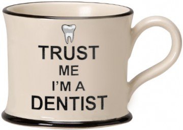 Moorland Pottery 'Trust Me I'm a Dentist' Mug