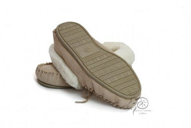 Eastern Counties LSM1 Ladies Sheepskin Lined Moccasin in Camel