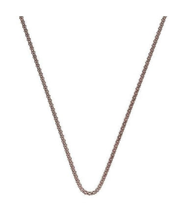 Emozioni 24' Rose Gold Plated Sterling Silver Popcorn Chain CH060