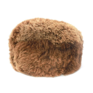 Eastern Counties Sheepskin Pouffe in Natural Brown