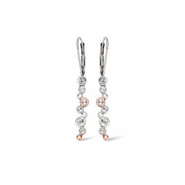 Clogau Clogau® Celebration Sterling Silver Drop Earrings with Topaz - 3SME2