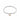 Clogau Forever Yours Sterling Silver Dwynwen Affinity Bracelet with Opal - 3SBB103R