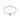 Clogau Forever Yours Sterling Silver Kiss Affinity Bracelet with Zircon - 3SBB55S