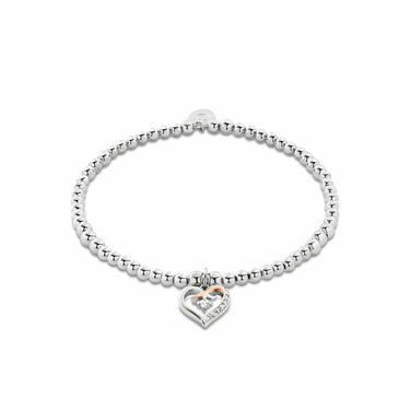 Clogau Forever Yours Sterling Silver Kiss Affinity Bracelet with Zircon - 3SBB55S