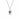 Clogau Royal Clogau Sterling Silver Diana Pendant with Sapphire and Topaz - 3SLDD0074