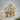 Holly Cottage Merry Christmas House Shaped Cushion