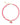 Xuxa Neon Pink Jade Stone Natural Beaded Necklace