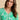 Brakeburn Women's Wildflower Cotton Blouse in Green
