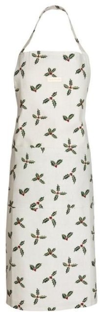 Sophie Allport Adult Apron in Christmas Holly & Berry Design
