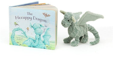 Jellycat The Hiccuppy Dragon Book