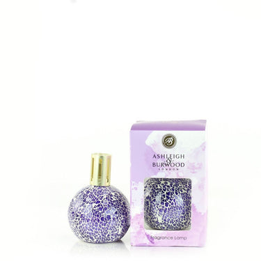 Ashleigh & Burwood Life in Bloom Purple Mosaic Fragrance Lamp
