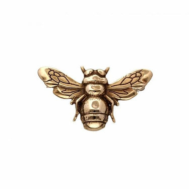 St Justin Bronze Bee Brooch