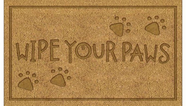 Wipe your paws Door mat