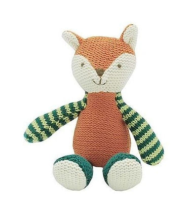 Walton & Co Knitted Fox Rattle - Frankie