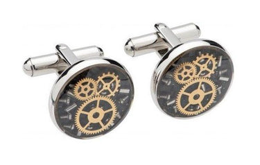 Unique & Co. Steel and Cogs Cufflinks - QC266