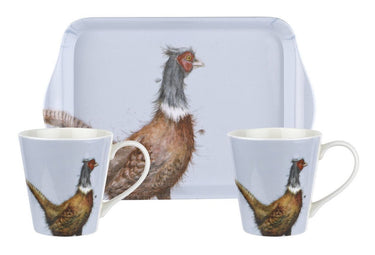 Wrendale Designs Mug and Tray Set - Pheasant