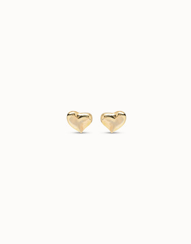 UNOde50 Gold Heart Earrings