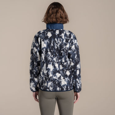 Craghoppers Women's Dante Full Zip Fleece in Dark Sapphire Print