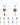 Shrieking Violet October Necklace Heart Shaped J-U-BPOCT01