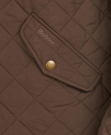 Barbour Men's Shoveler Quilt Jacket in Dark Olive