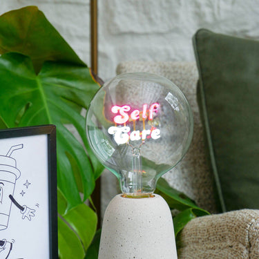 'Self Care' LED Filament Bulb