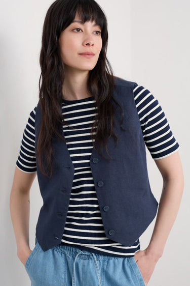 Seasalt Erica Linen Blend Waistcoat