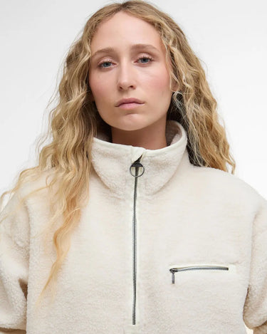 Barbour Mersea Overlayer Fleece in Natural
