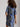 White Stuff Ash Notch Neck Linen Dress – Navy Print
