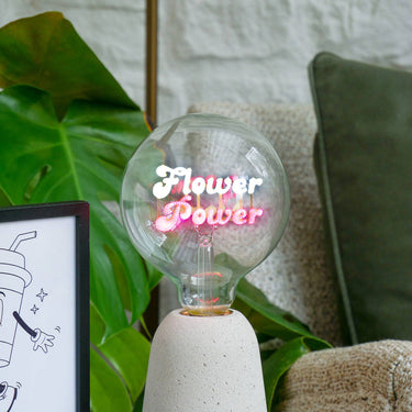 Flower Power LED Filament Bulb