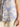 Joules Selene Linen Sleeveless Shirt in Blue & White