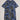 White Stuff Ash Notch Neck Linen Dress – Navy Print