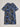 White Stuff Ash Notch Neck Linen Dress – Navy Print