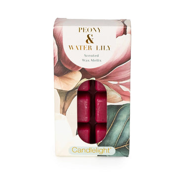Candlelight 8 PACK WAX MELTS PEONY & WATER LILY