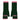 Black & Beech Feminist Fingerless Mittens – Forest Green & French Rose