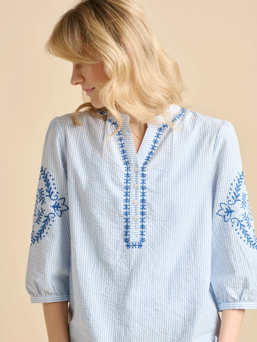 Brakeburn Ladies Fossil Blouse