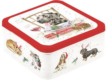 Wrendale Designs 'Santa's Little Helpers' Dog Christmas Tin
