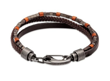 Unique & Co. Leather Bracelet - B387