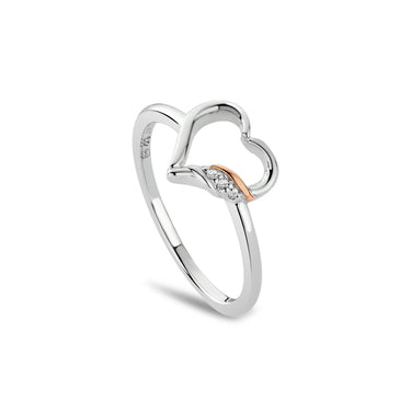 Glogau Past Present Future Heart Ring 3SPPF0801