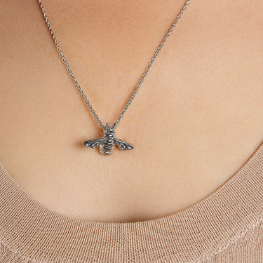 Clogau Nature's Wonder Sterling Silver Honey Bee Pendant - 3SHNBP