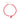 Xuxa Red Natural Jade Stone Beaded Charm Necklace