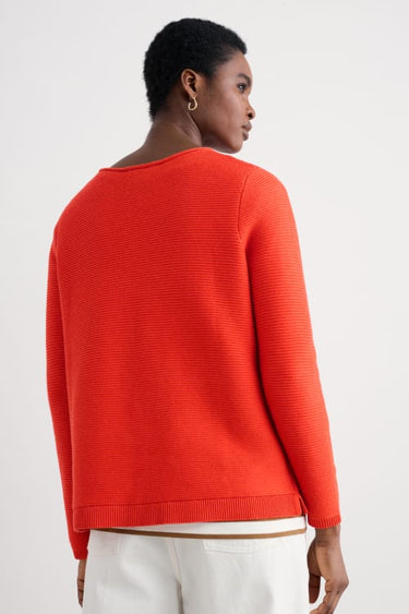 Seasalt Makers Cotton Jumper in Mandarin