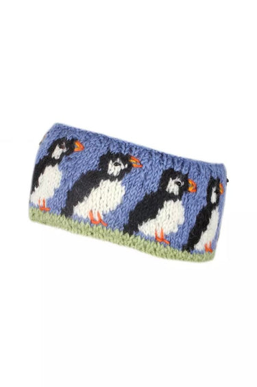 A Pachamama Circus Of Puffins headband, perfect for adding a touch of fun to your outfit.