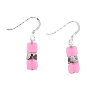 Carrie Elspeth Pink Sparkle Earrings