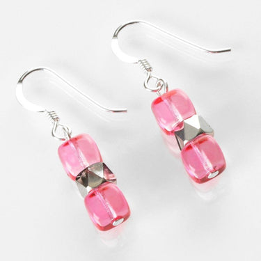 Carrie Elspeth Pink Sparkle Earrings