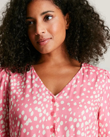 Joules Mara Dress 'Pink Spot'