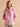 Joules Burnham Cotton Funnel Neck Quarter Zip Sweatshirt in Pink